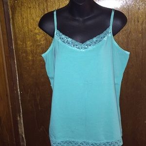 Christopher & Banks Tops - NWOT size xl Christopher and Banks cami turquoise Christopher & Banks Tops - NWOT size xl Christopher and Banks cami turquoise